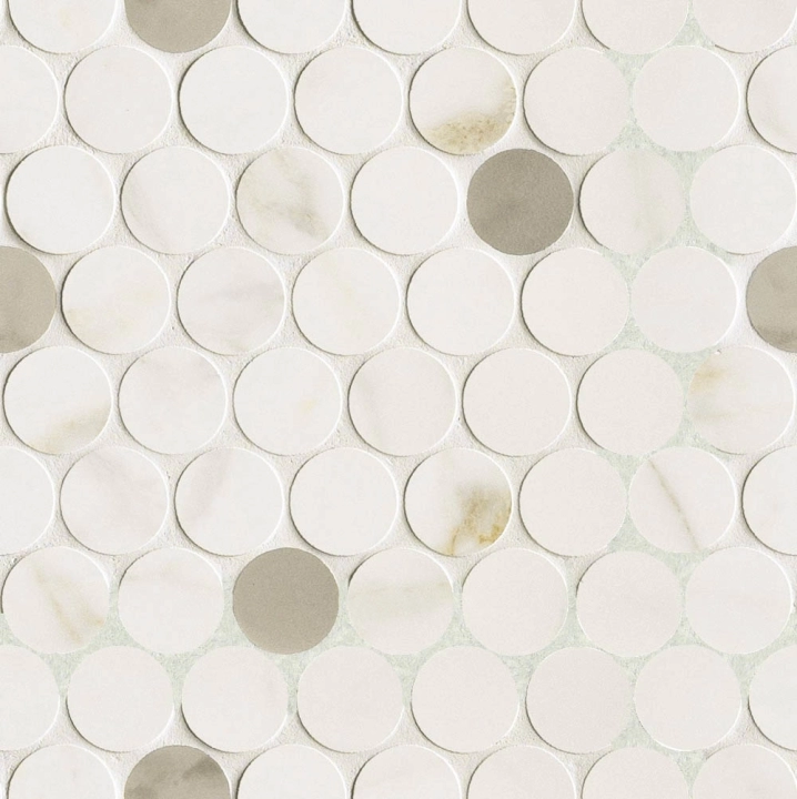 Magnifica Mosaico Circle Calacatta Gold_1