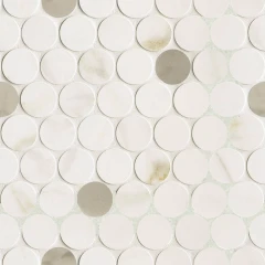 Magnifica Mosaico Circle Calacatta Gold_1