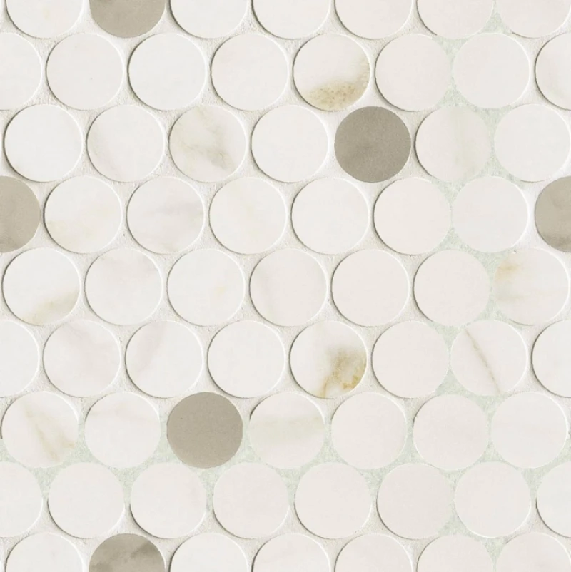 Magnifica Mosaico Circle Calacatta Gold_1