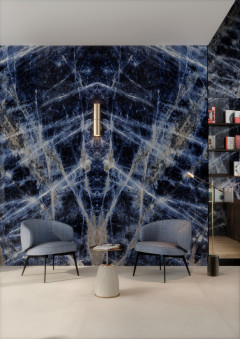 Grande Marble Look Bookmatch Faccia B Sodalite Blu_2