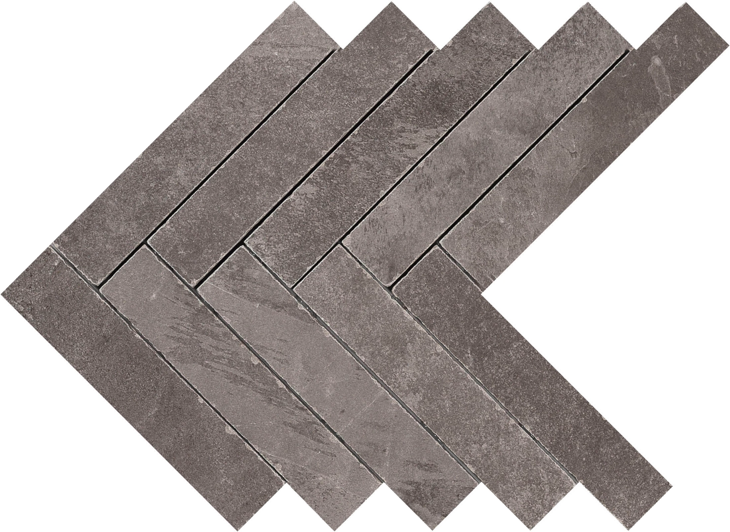 Mystone Ardesia Mosaico Freccia Cenere_1