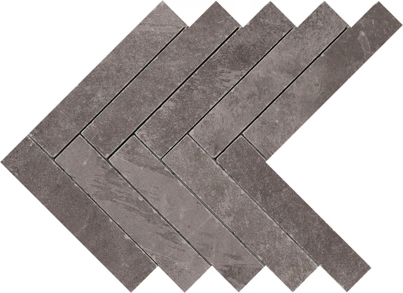 Mystone Ardesia Mosaico Freccia Cenere_1