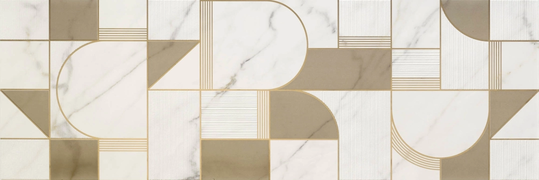 Allmarble Wall Decoro Club Golden White_1