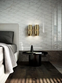 Allmarble Wall Struttura 3d Pavé Golden White_2