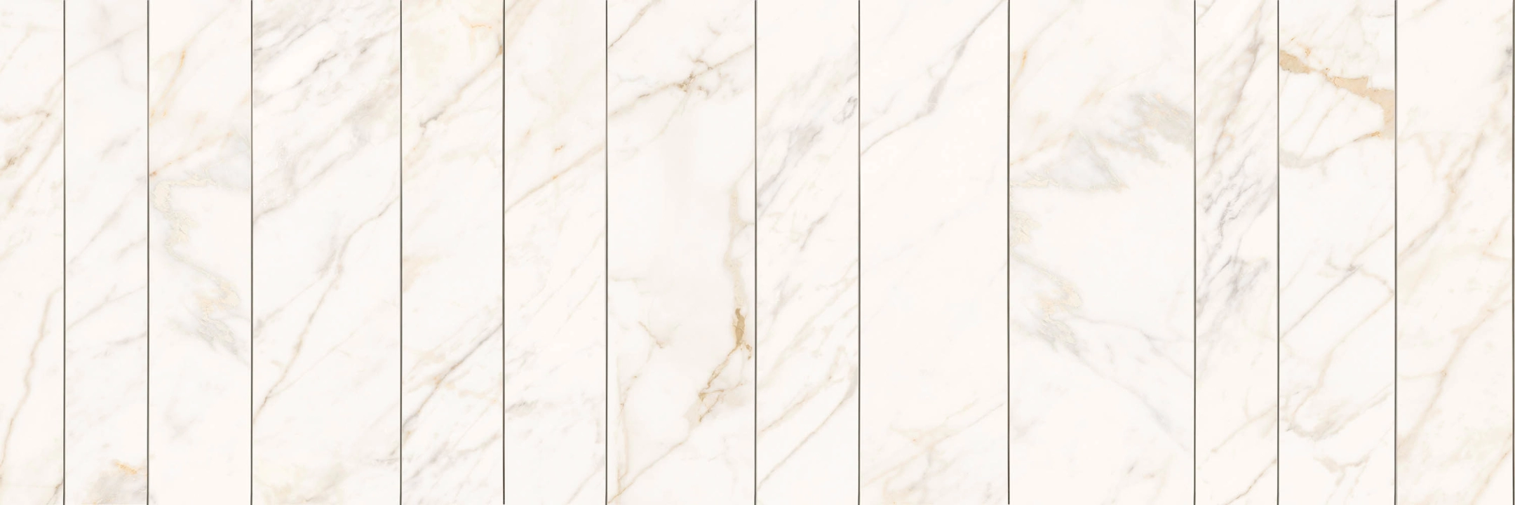 Magnifica Mosaico Strip Inserto Calacatta Gold_1