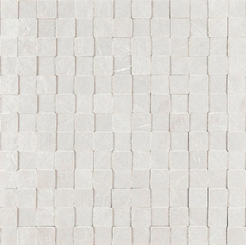 Mystone Lavagna Mosaico 3d Bianco_1