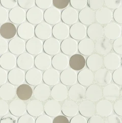 Magnifica Mosaico Circle Statuario_1