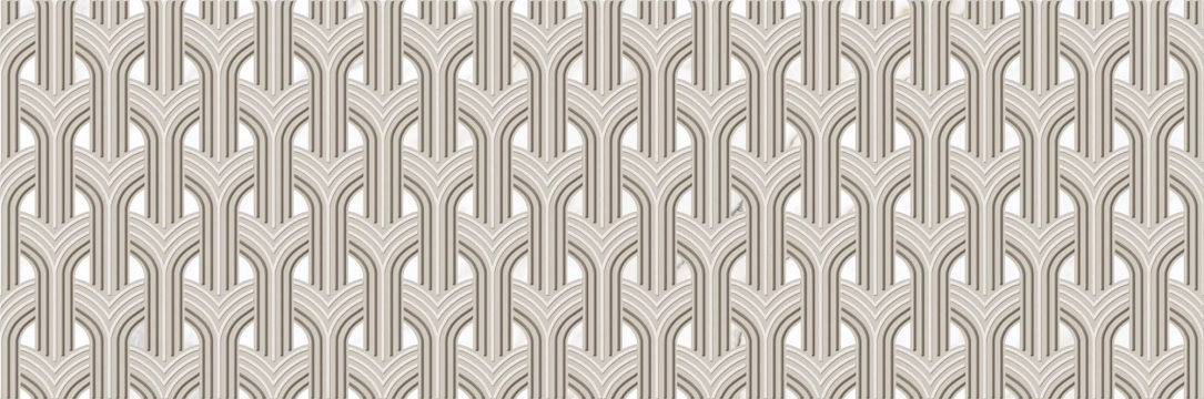 Allmarble Wall Decoro Retro' Golden White_1