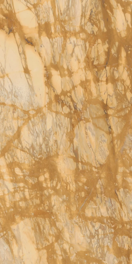 Grande Marble Look Bookmatch B Giallo Siena_1