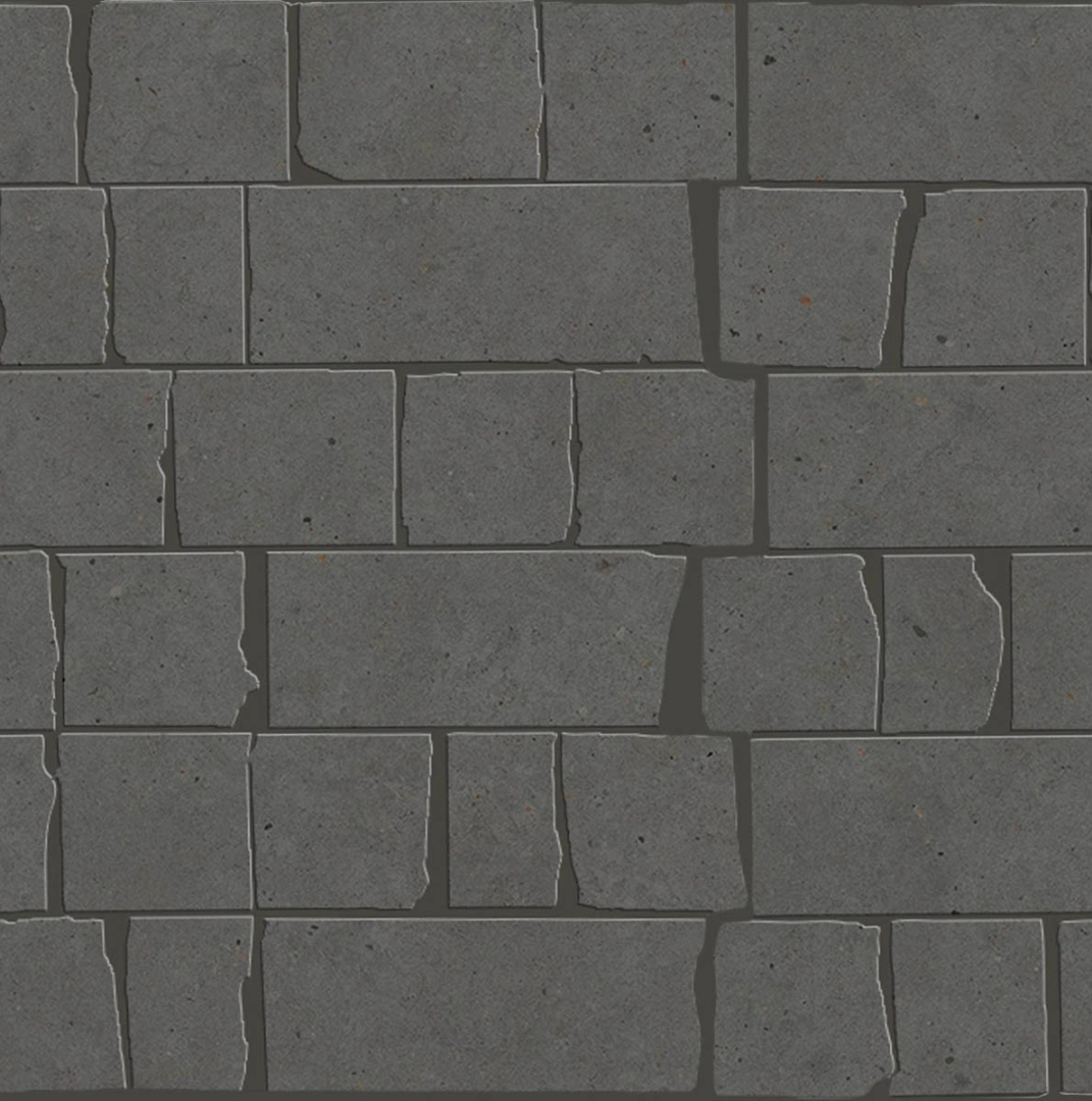 Mystone Moon Mosaico Spaccatella Antracite_1