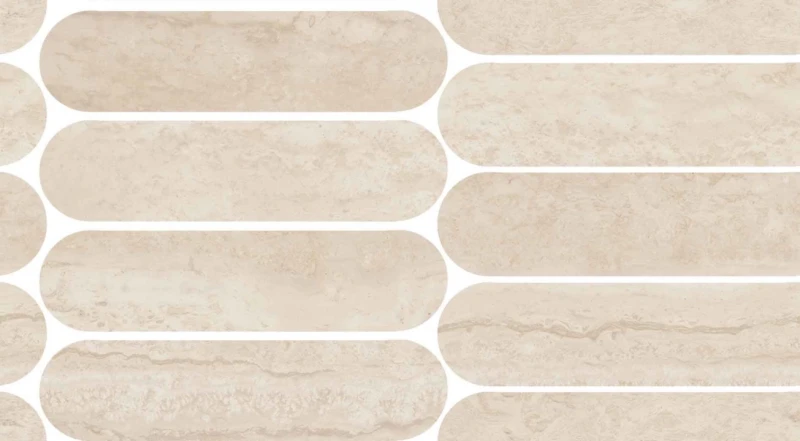 Mystone Travertino Mosaico Ovale Navona_1