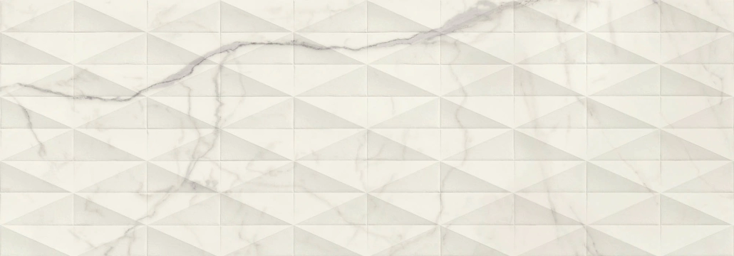 Allmarble Wall Struttura 3d Pavé Statuario_1