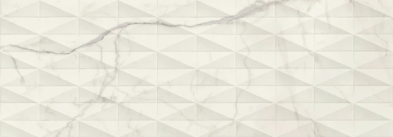 Allmarble Wall Struttura 3d Pavé Statuario_1