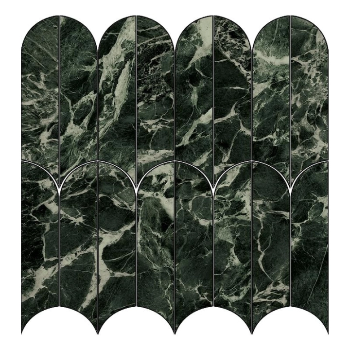 Allmarble Mosaico Ventaglio Verde Aver_1