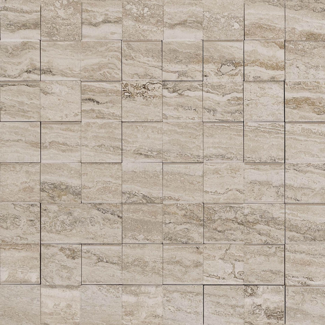 Allmarble Mosaico 3D Travertino_1