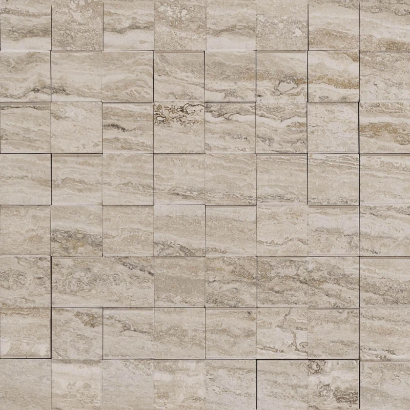 Allmarble Mosaico 3D Travertino_1