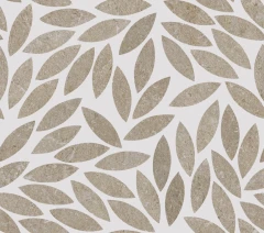 Mystone Limestone Mosaico Foglie Taupe_1